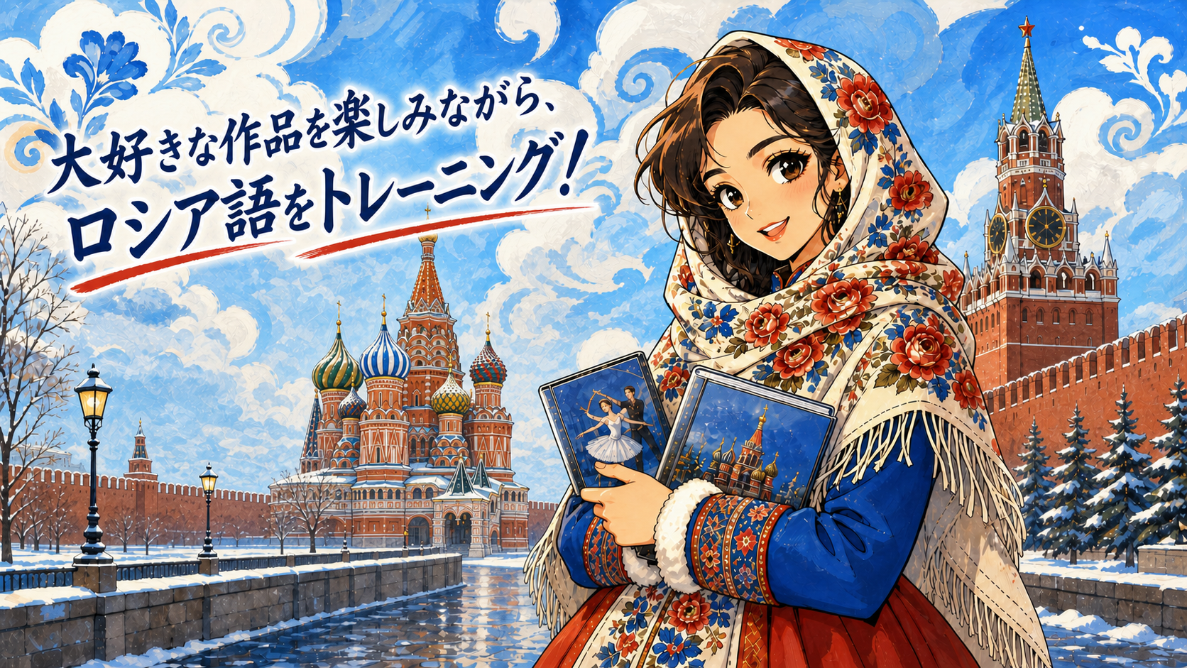 大好きな作品を楽しみながら、ロシア語をトレーニング!